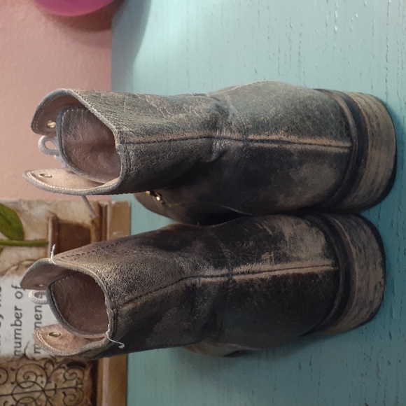 DISTRESSED BOOTS SZ 38 EUR - Picture 3 of 8